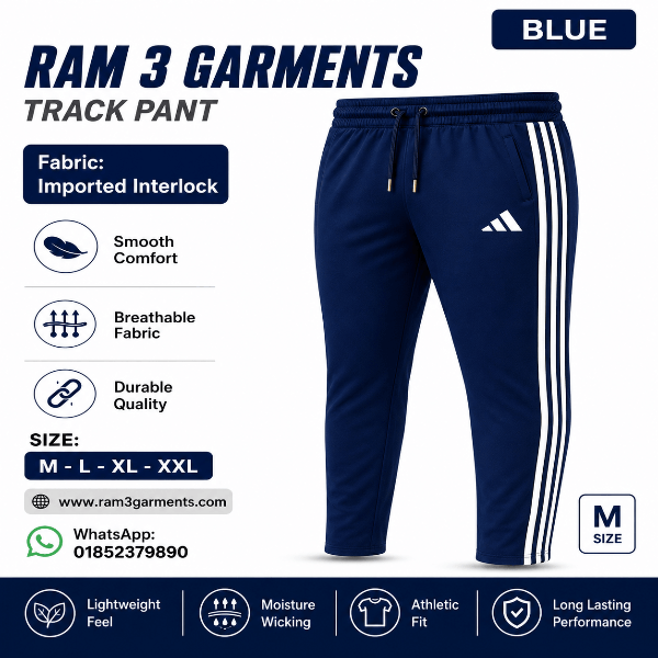 🔥 Ram 3 Garments  Premium Track Pant 🔥
